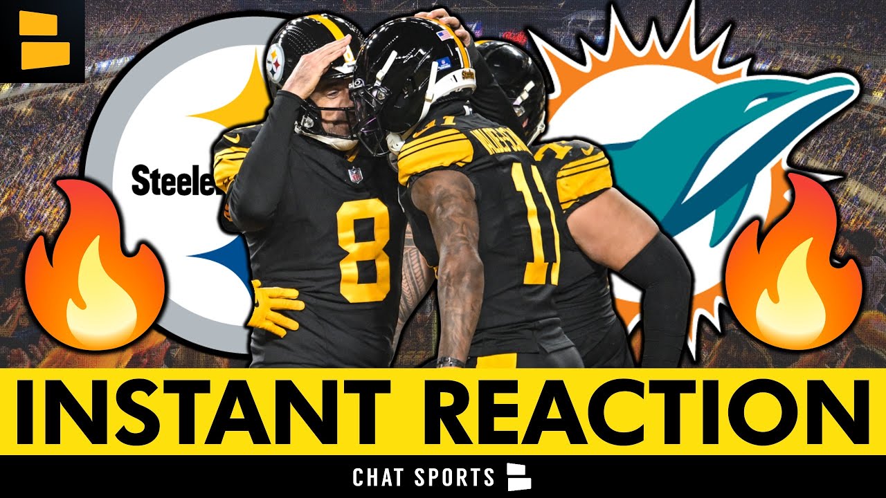 Steelers News: INSTANT REACTION After 28-15 WIN vs. The Dolphins | The Steelers Are Getting HOT!!!