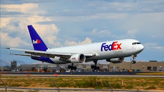 FedEx 767 landing at El Paso Intl Airport | July 27, 2022