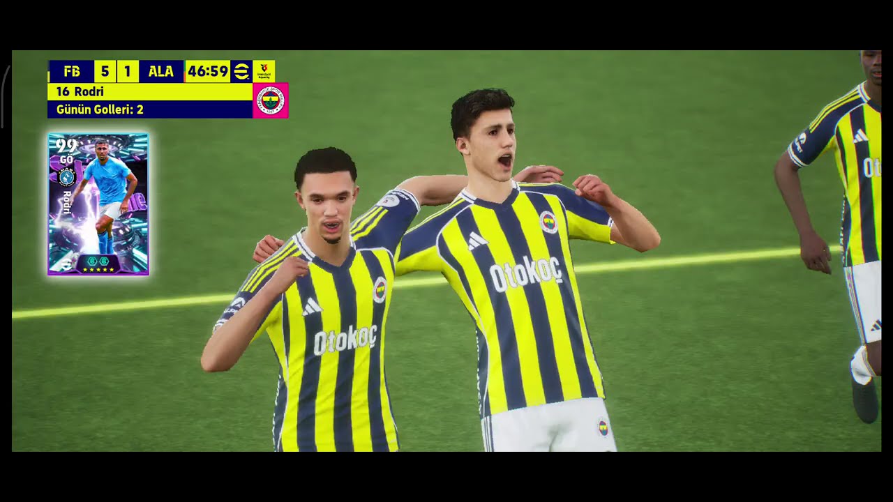 FENERBAHCE - CORENDON ALANYASPOR (8 - 1) / 27.HAFTA eFootball™