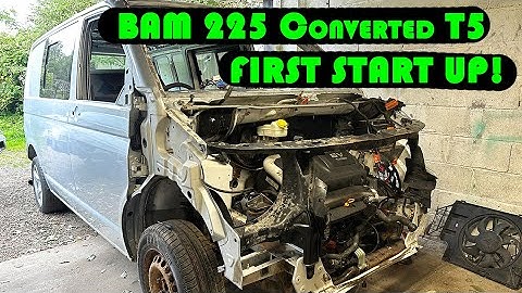 1.8 Turbo Engine Swapped Transporter T5 First Start Up!
