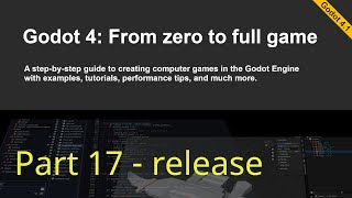 Space Shooter in Godot 4 - part 17 (intro scene, background music, and game release)
