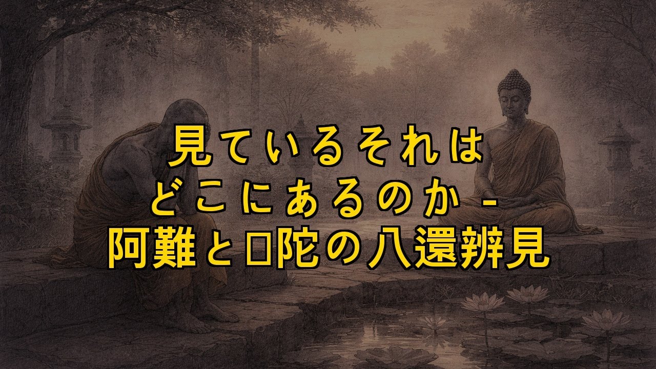 見ているそれはどこにあるのか - 阿難と仏陀の八還辨見