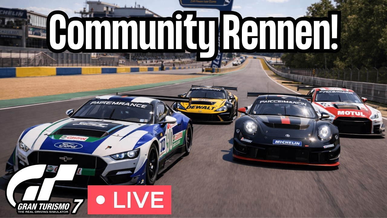 LIVE: GT7 Community Sonntag! | !tts !fanatec #werbung
