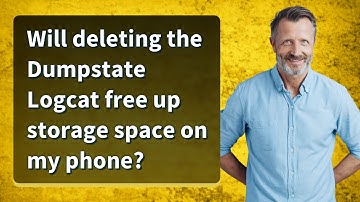 Will deleting the Dumpstate Logcat free up storage space on my phone?