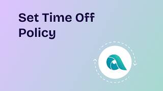 How to Set Time Off Policy in Apploye