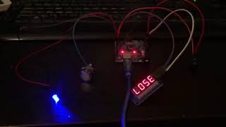 Arduino countdown timer TM1637 with button to stop with 2 buzzer tones
