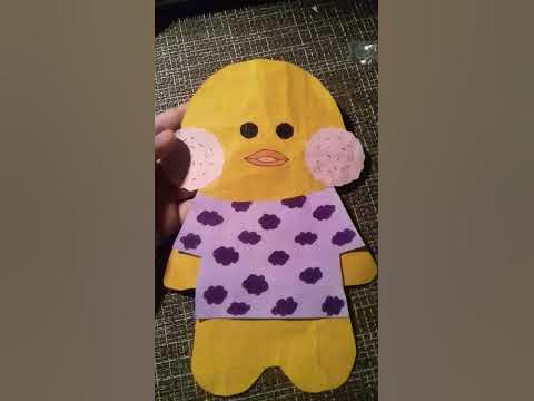 Бумажная уточка#лалафан - YouTube