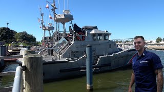 Tour of Coast Guard Ship at Grand Haven MI