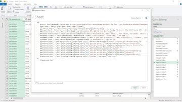 Power Query - Review Steps and the Advanced Editor