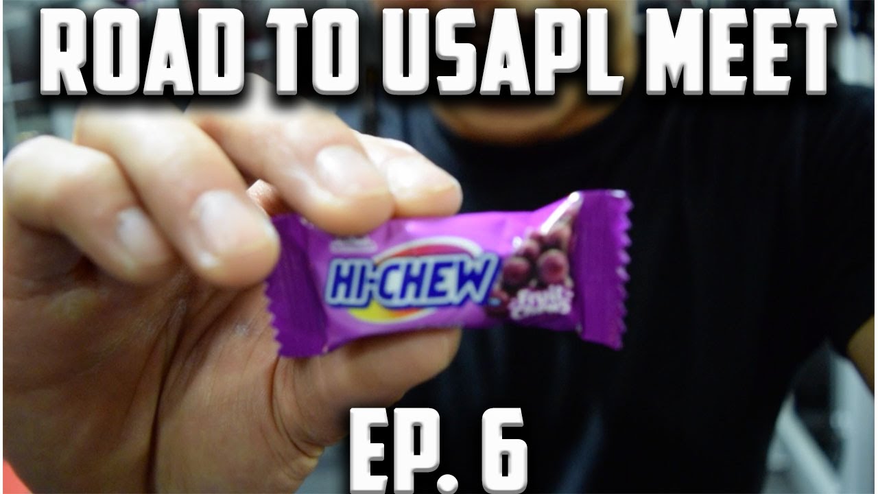 Road To USAPL Meet Ep. 6 HiChew Intraworkout Secret, Post Workout