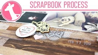 August Scrapbook Process with Jen | Freckled Fawn