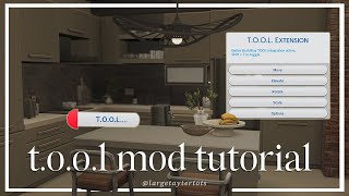 T.O.O.L Mod and Better Build/Buy Mod Tutorial for The Sims 4  Build Like A Pro!