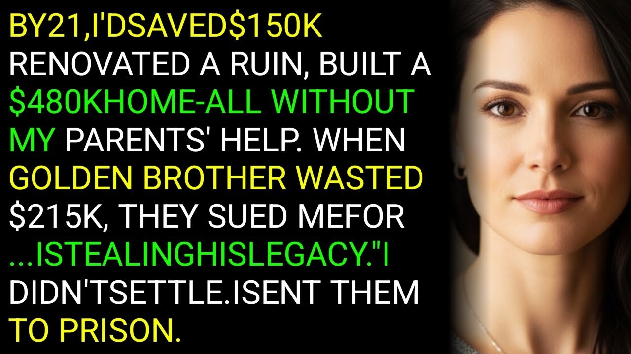 BY21,I'DSAVED$150KRENOVATED A RUIN, BUILT A $480KHOME-ALL WITHOUT MY PARENTS' HELP. WHEN GOLDEN....