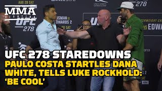 'You Scared Me': Paulo Costa Startles Dana White in UFC 278 Faceoff with Luke Rockhold | UFC 278 Net Worth