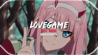 Lady Gaga~ LoveGame {edit audio}