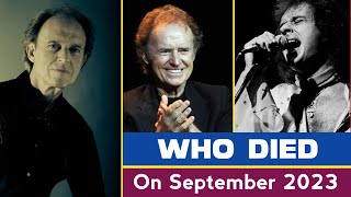 1 Famous Celebrities Who Died Today 22th September 2023 | Lagacy.Com