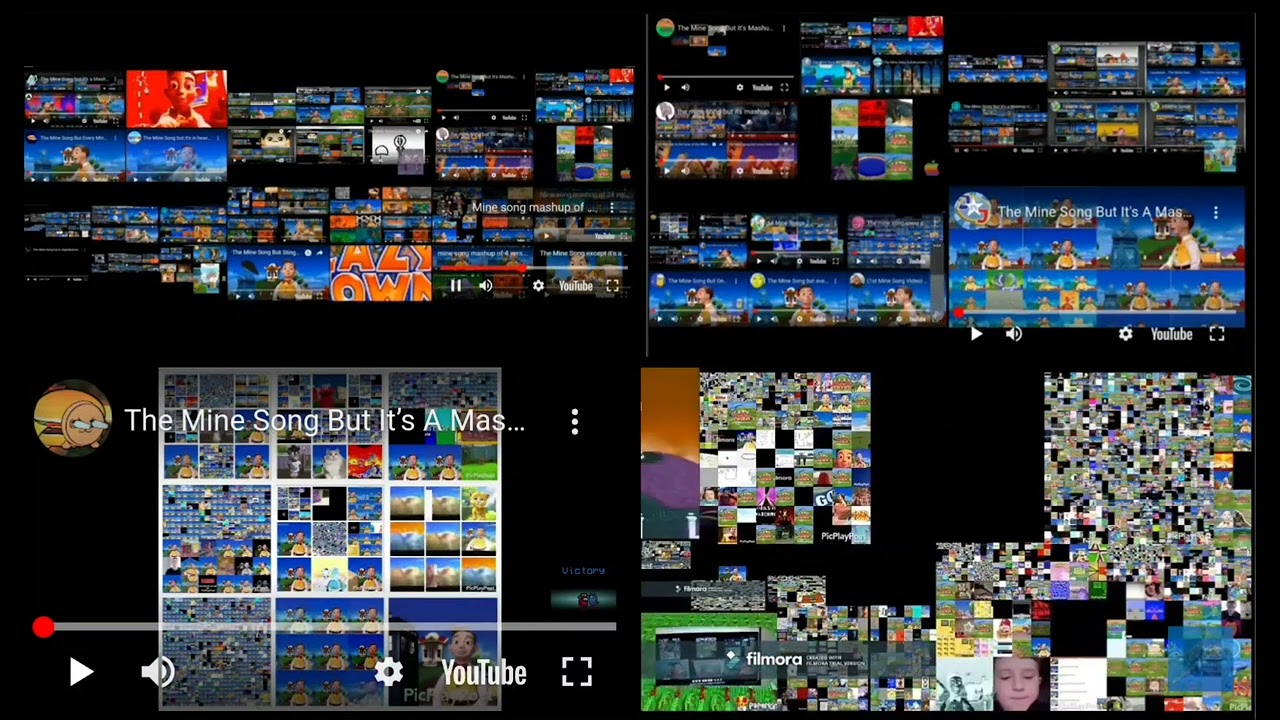 The Mine Song But it's a mashup of 82,443 Versions