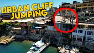 Urban Cliff Jumping In Guatemala!