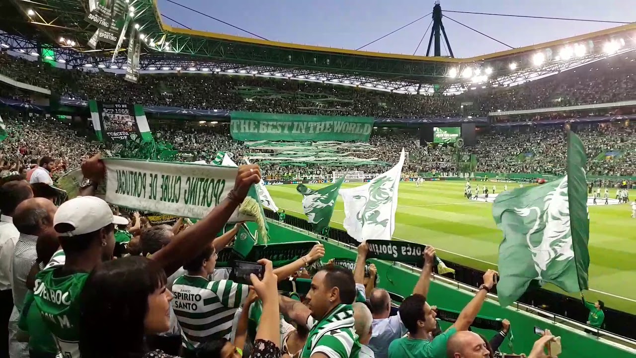 "O Mundo Sabe Que" Sporting Lisbon Anthem vs Barcelona FC 27.09.2017