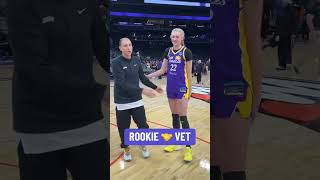 Cameron Brink showed love to Diana Taurasi and Brittney Griner 🤩 (via @losangelessparks/TT) #shorts screenshot 5