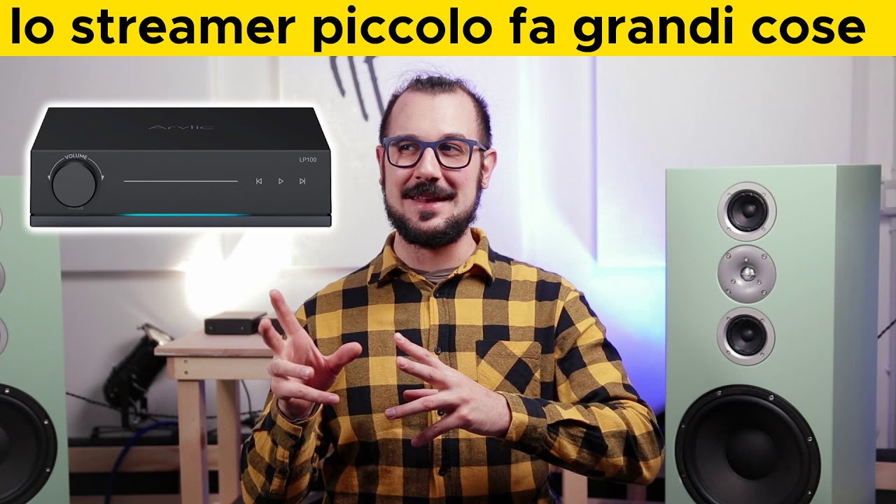 Uno streamer compatto per gestire tutto l’impianto in un colpo solo, Arylic LP100