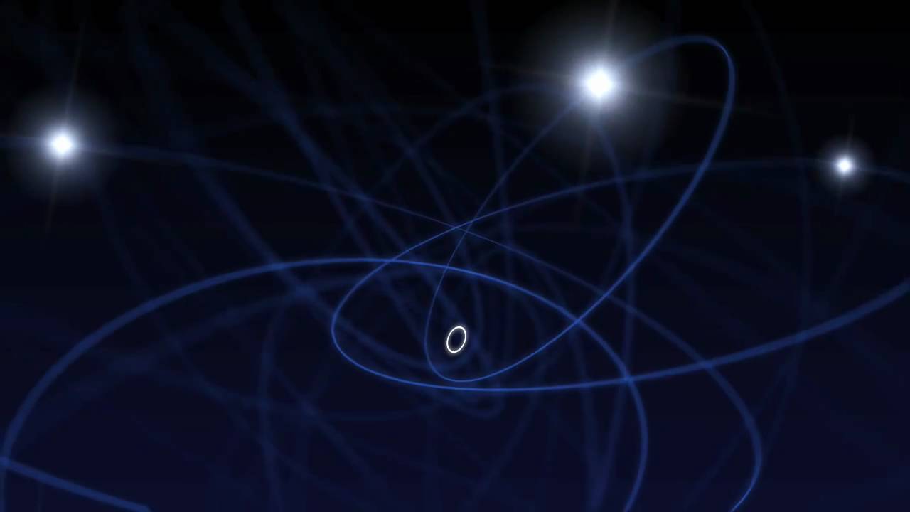 Orbital Motion Of Central Star S2 720p Youtube