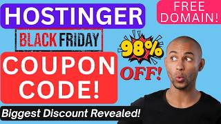 Hostinger Black Friday Coupon 2026 - Biggest Discount Revealed!