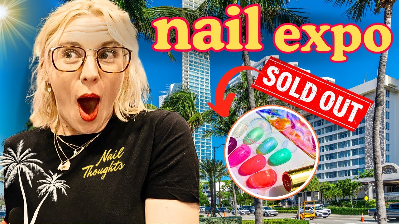I sold out of HUNDREDS of my base coats// nail expo vlog at Premiere orlando 2024