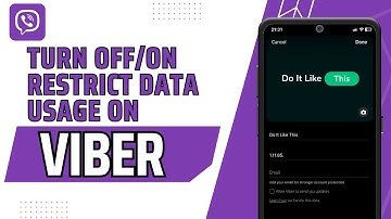 How To Turn Off On Restrict Data Using On Viber NEW UPDATE (2023)