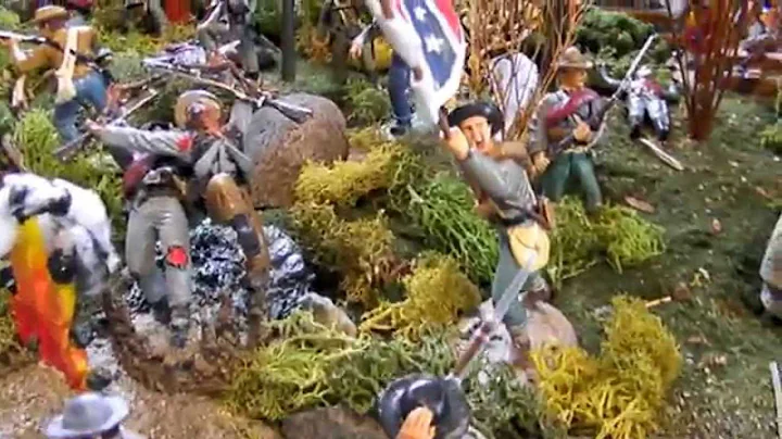 Epic American Civil War Diorama - Battles of the C...