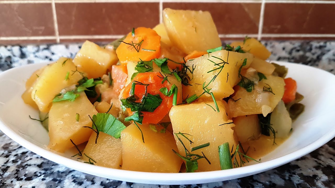 Картошка с овощами в духовке рецепт с фото пошагово