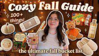 the ULTIMATE fall guide 2026! 🍂🤎☕️ cozy books, movies, hobbies, fashion, cozy games & activities