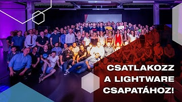 Lightware Visual Engineering - Csatlakozz Csapatunkhoz!