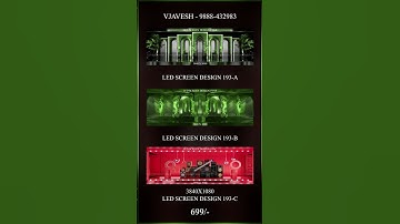 Led screen Design 193 - 3 in 1 - Led Mapping By Musicom
