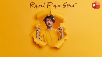 Creating a Ripped Paper Effect in PowerPoint | Ripped Paper Effect | Torn Paper Effect | PowerPoint