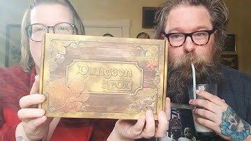 Arya and William Unbox Dungeon in a Box February 2021
