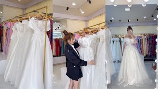 Ngọc Hân BD| Một ngày càn quét shop váy đi bàn cô dâu ở Bình Dương