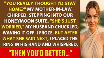 After My Mother-In-Law Barged Into Our Honeymoon Suite, My Husband Didn’t Expect Our Family Would…