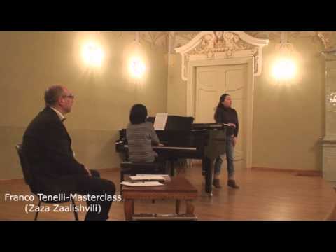 ოპერის მასტერკლასი თბილისის კონსერვატორიაში ზაზა ზაალიშვილი კანადა მაკგილის კონსერვათორიის პროფესორი