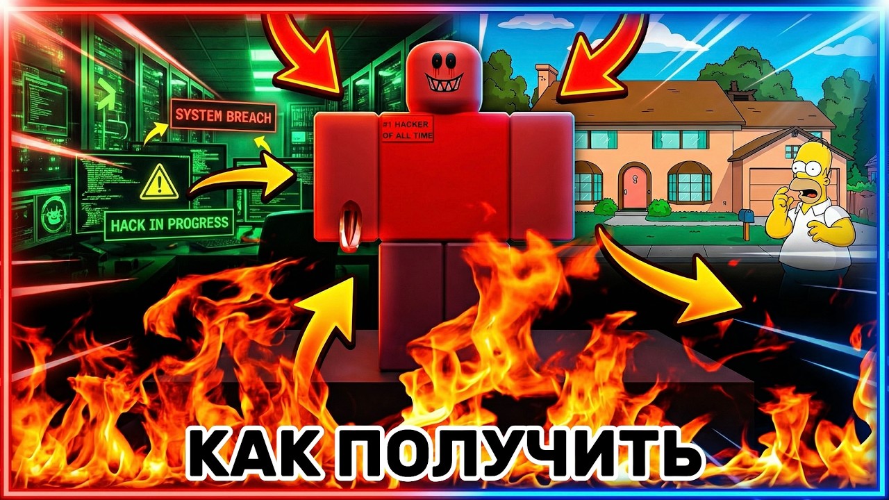 Как получить секретный скин Godhacker666 в игре You VS Homer!!!