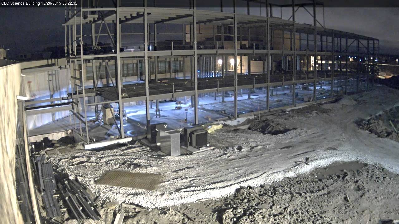 CLC Science Building Construction Camera - YouTube