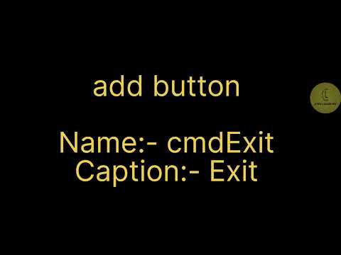 Visual basic 6.0 | Payroll Project 'frmDeptDetails designing form' | CodeLearning