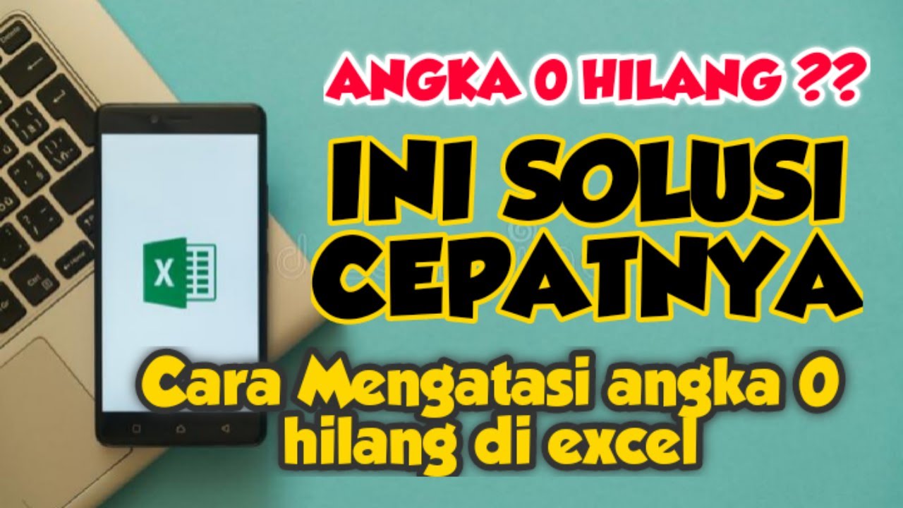 cara menambahkan nol di excel Cara membuat angka nol di excel kumpulan