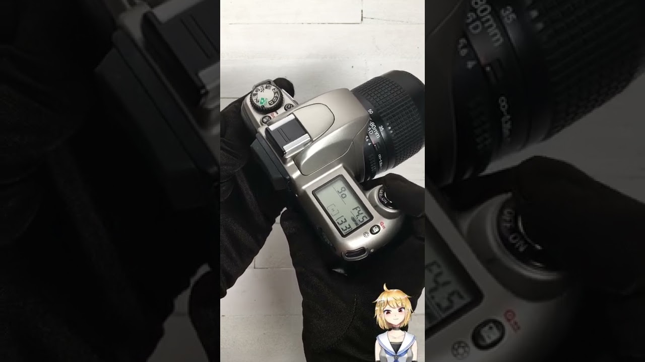 Nikon U フィルム装填・巻き上げ・巻き戻しの様子 #Shorts - YouTube