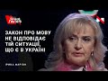 "Бачили очі, що купували": Ірина Фаріон про мовну ситуацію в Україні