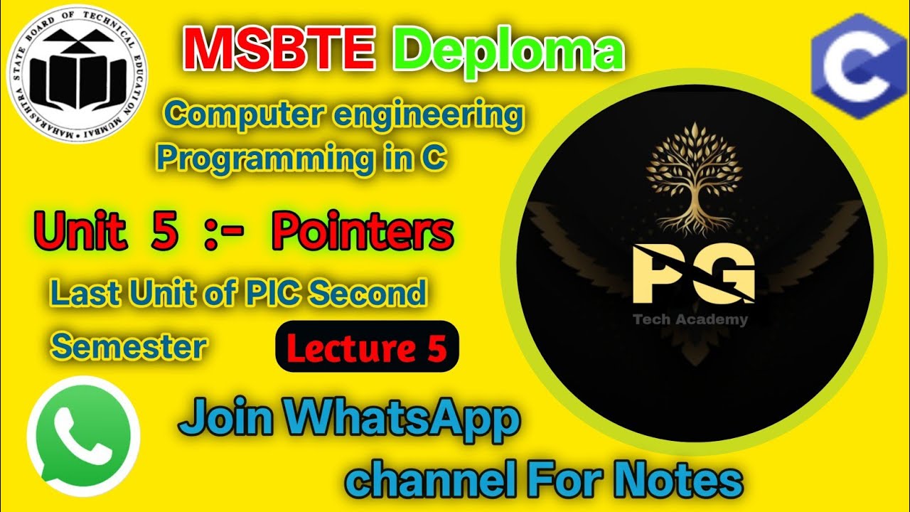 Pointer with Array in C Programming 🔥 | Programs Explained | Lecture 5 ...