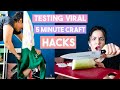 Testing Viral 5 Minute Crafts Hacks | Heli Ved