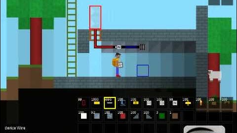 World of Squares - playing with logic elements