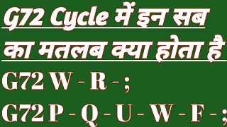 G72 facing cycle details | g72 facing Program example By EK CNC information