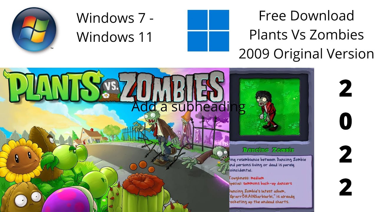 Plants vs. Zombies Game - Free Download